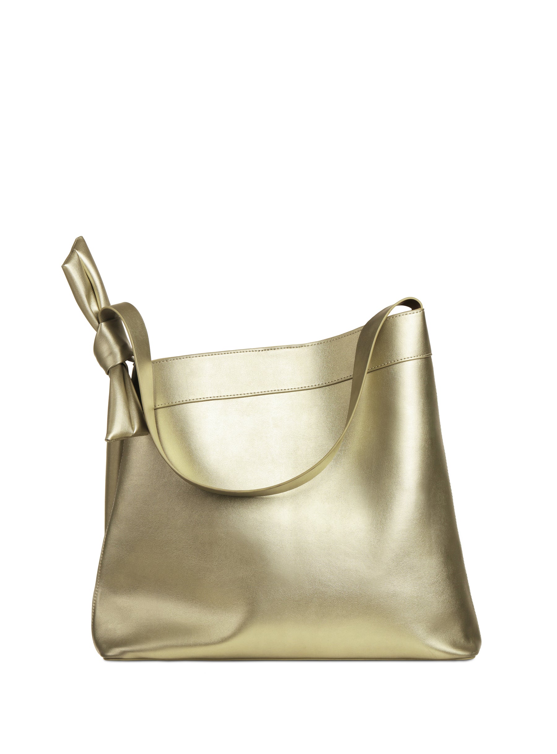 Modern Muse Faux Leather Hobo - BLACK main image 0